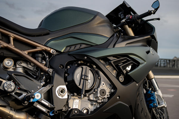 CNC RACING | Clear clutch cover BMW - cable control