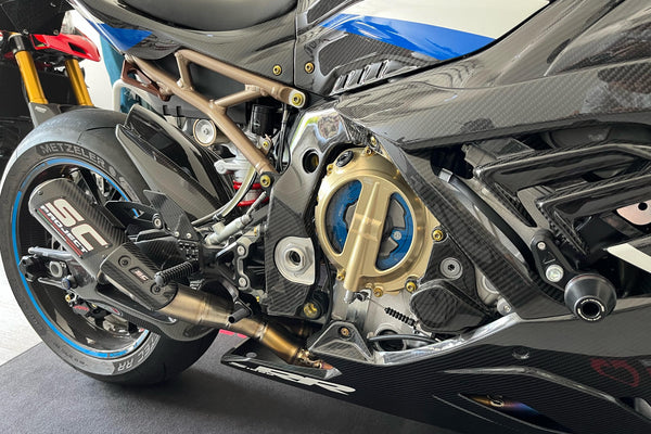 CNC RACING | Clear clutch cover BMW - cable control