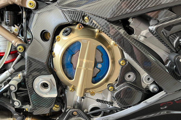 CNC RACING | Clear clutch cover BMW - cable control
