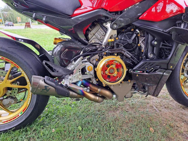 CNC RACING | Clear clutch cover - Conversion kit Ducati Streetfighter V4
