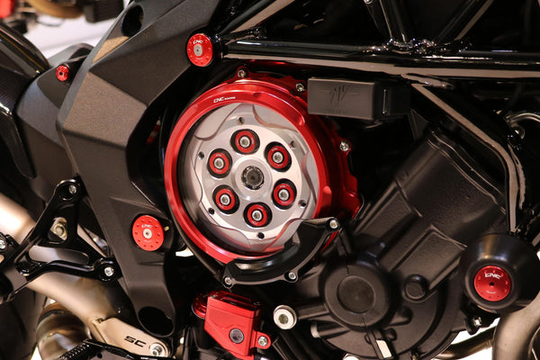 CNC RACING | Clear cover oil bath clutch MV Agusta - Protector