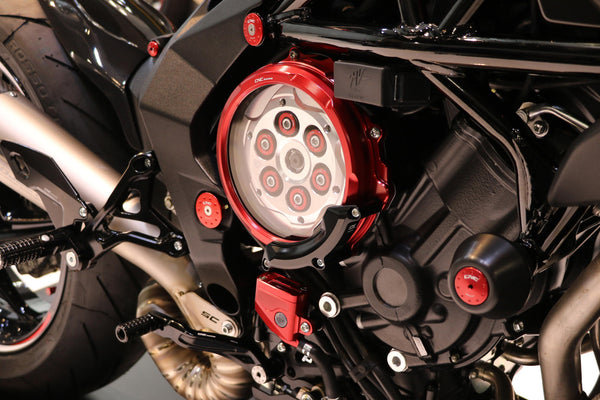 CNC RACING | Clear cover oil bath clutch MV Agusta - Protector