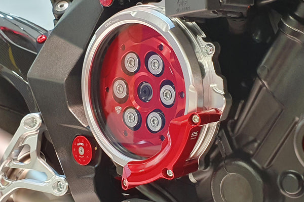 CNC RACING | Clear cover oil bath clutch MV Agusta - Protector