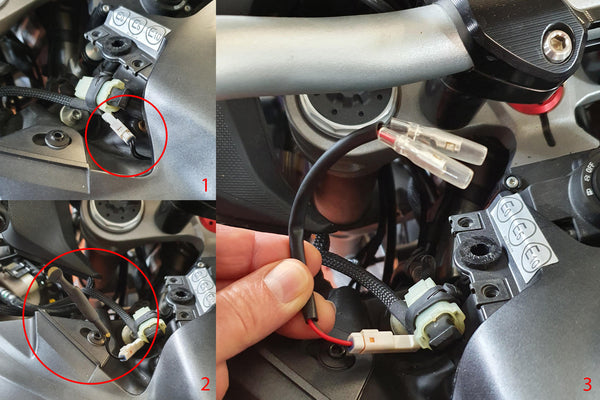 CNC RACING | Electrical power wiring kit Ducati