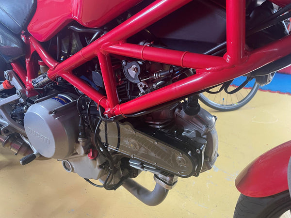 CNC RACING | Trasparent timing belt cover for Ducati