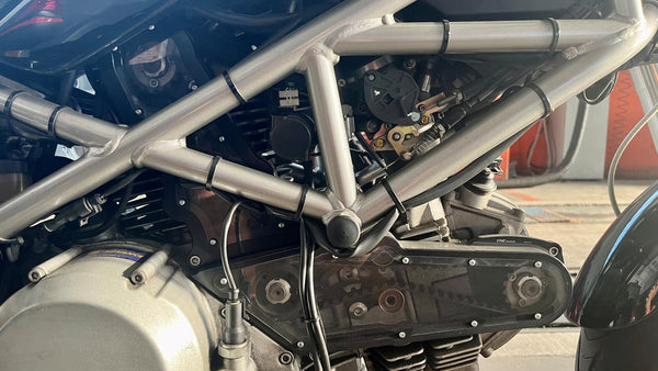CNC RACING | Trasparent timing belt cover for Ducati