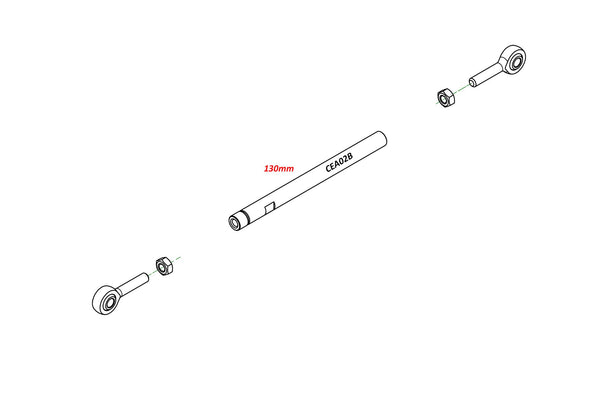 CNC RACING | ROD GEAR SHIFT LINK 130mm