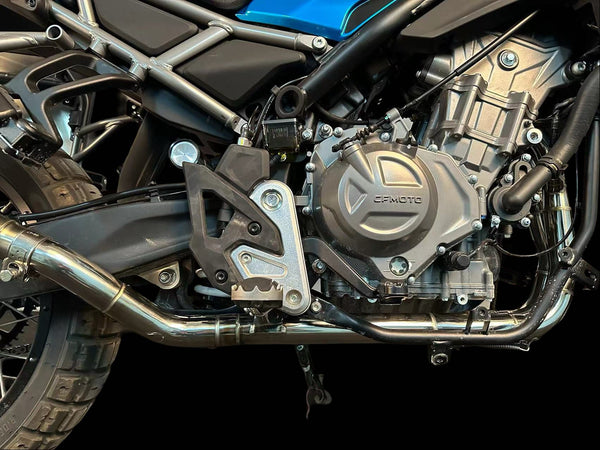 CFMOTO 450MT Adventure Stainless Steel Exhaust System.
