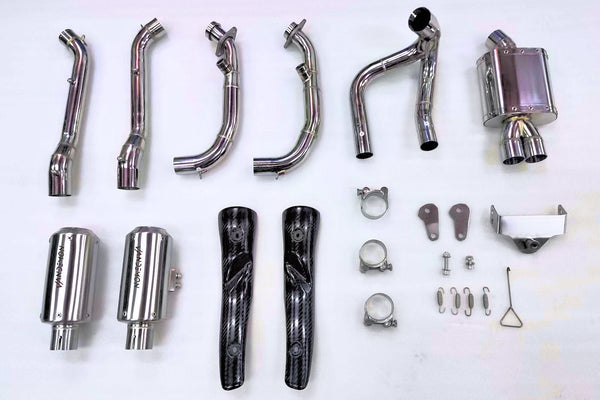 CFMOTO 450SR Stainless Steel High Mount Exhaust System 2025-2026
