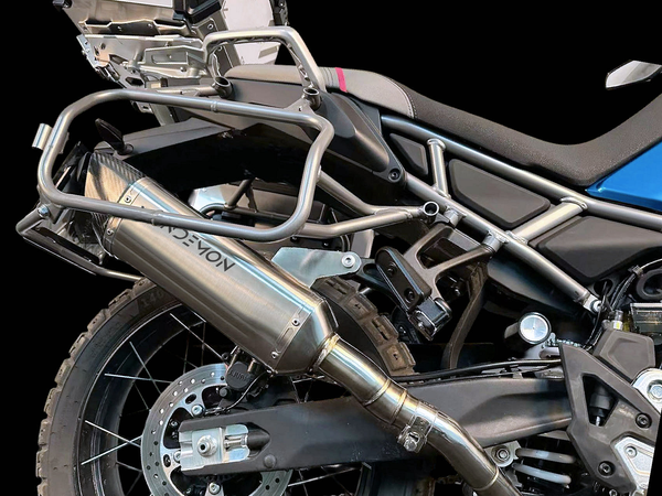 CFMOTO 450MT Adventure Stainless Steel Exhaust System.