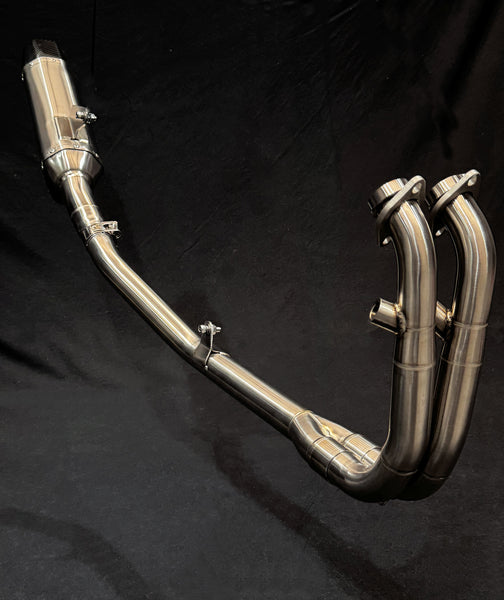 CFMOTO 450MT Adventure Stainless Steel Exhaust System.