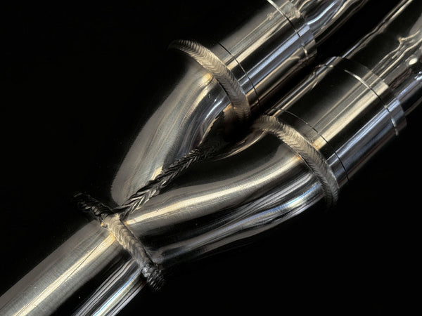 CFMOTO 450MT Adventure Stainless Steel Exhaust System.