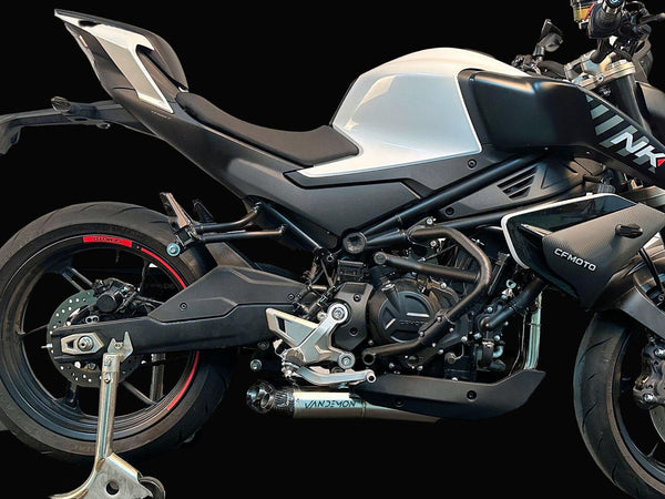 CFMOTO 450NK Stainless Steel Low Mount Exh System 2023-24