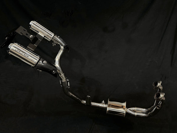 CFMOTO 450SRS & SS Stainless Steel High Mount Exhaust System 2023-24