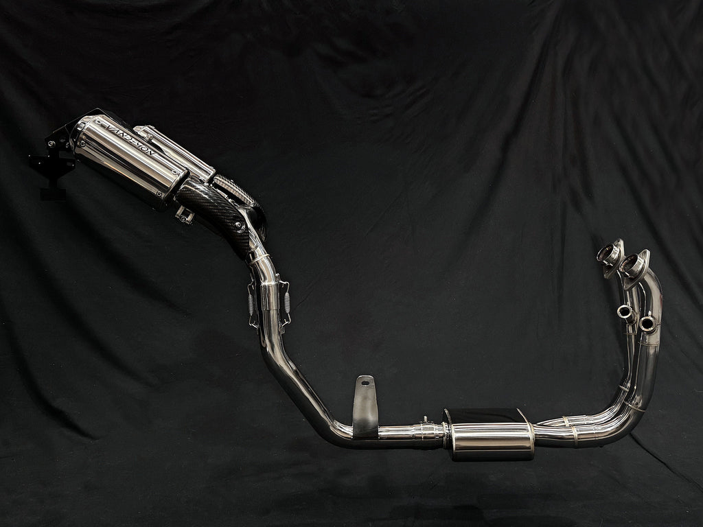 CFMOTO 450SRS & SS Stainless Steel High Mount Exhaust System 2023-24