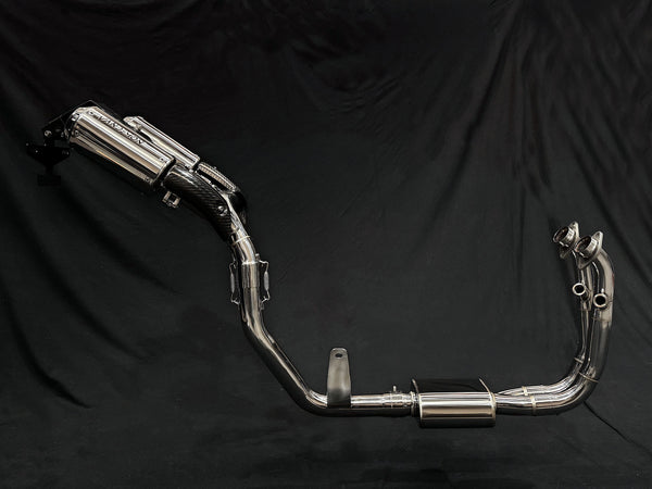 CFMOTO 450SRS & SS Stainless Steel High Mount Exhaust System 2023-24