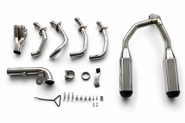CFMOTO 500SR VOOM Vandemon High Mount Stainless Steel Exhaust System