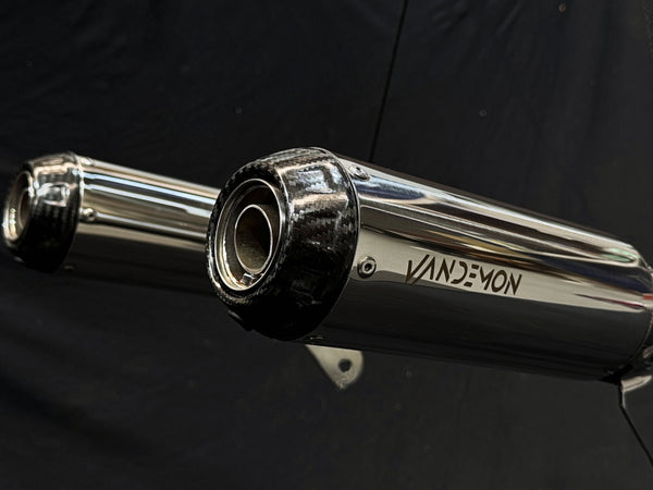 CFMOTO 500SR VOOM Vandemon High Mount Stainless Steel Exhaust System