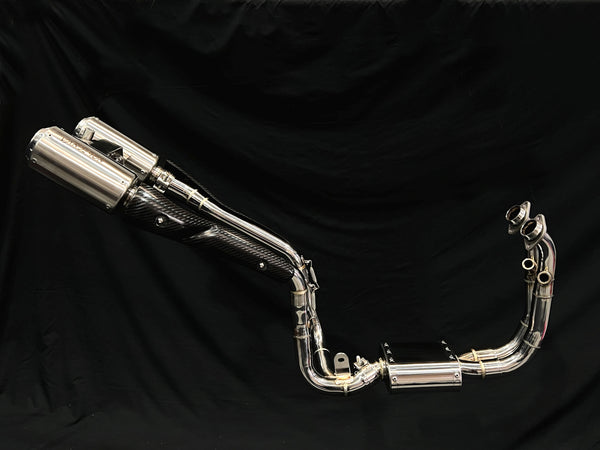 CFMOTO 450SR Stainless Steel High Mount Exhaust System 2025-2026