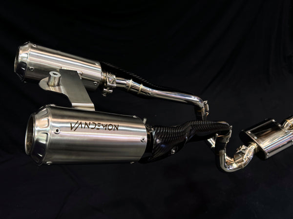 CFMOTO 450SR Stainless Steel High Mount Exhaust System 2025-2026