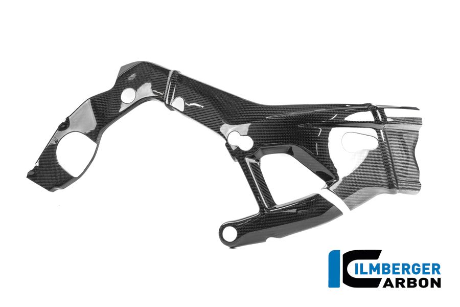 Ilmberger Carbon | Frame Protector Right Carbon Gloss M 1000 RR Street (from 2025) — BMW M1000RR Strasse ab2025