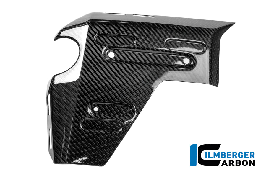 Ilmberger Carbon | Left water radiator cover Glossy Carbon R 1300 GS Adventure — BMW R 1300 GS ADV ab2024 Carbon