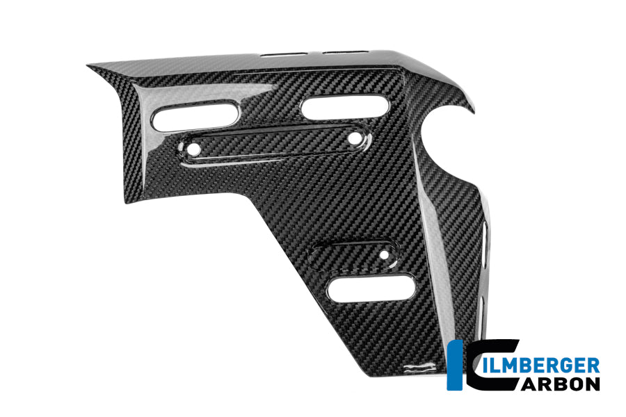 Ilmberger Carbon | Right radiator cover with holes for luggage rack Glossy carbon R 1300 GS Adventure — BMW R 1300 GS ADV ab2024 Carbon