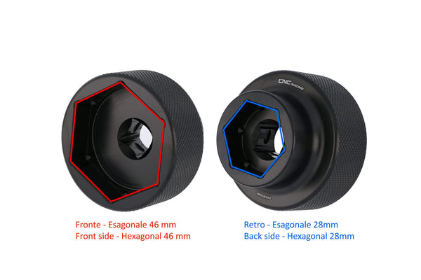 CNC RACING | Socket drive tool for front and rear wheel nuts Ducati