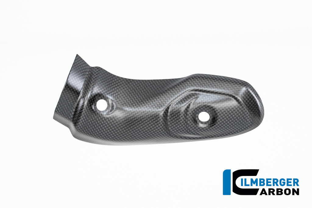 Ilmberger Carbon | Exhaust heat shield on manifold carbon matte Ducati Multistrada V4 2025