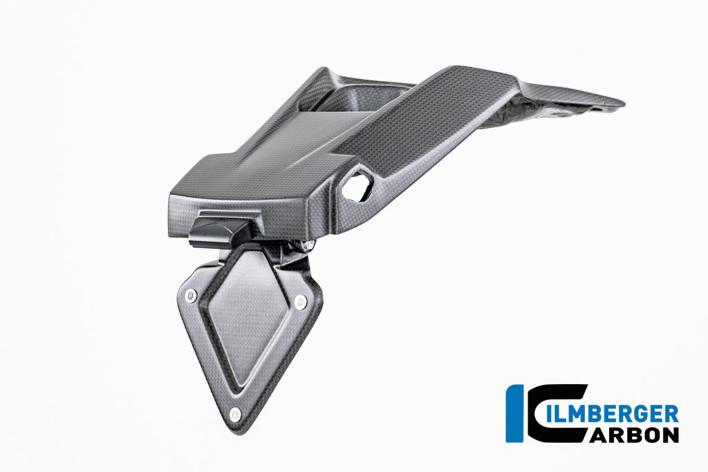 Ilmberger Carbon | License plate holder matte Multistrada V4 from 2025 — Ducati Multistrada V4 2020