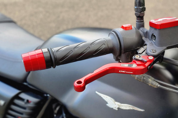 CNC RACING | Adapter for handlebar balancer sets Moto Guzzi
