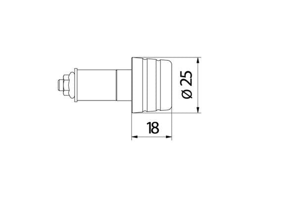 CNC RACING | Handlebar ends Mini