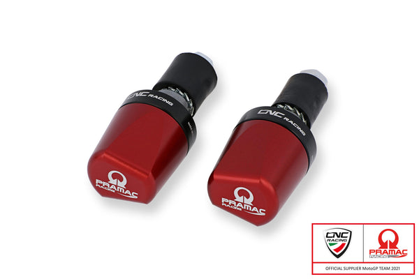 CNC RACING | Handlebar ends LOOK Pramac Racing Limited Edition