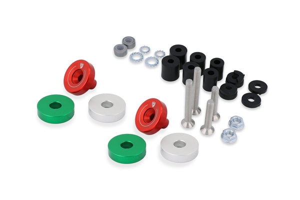 CNC RACING | Handlebar ends Tricolore