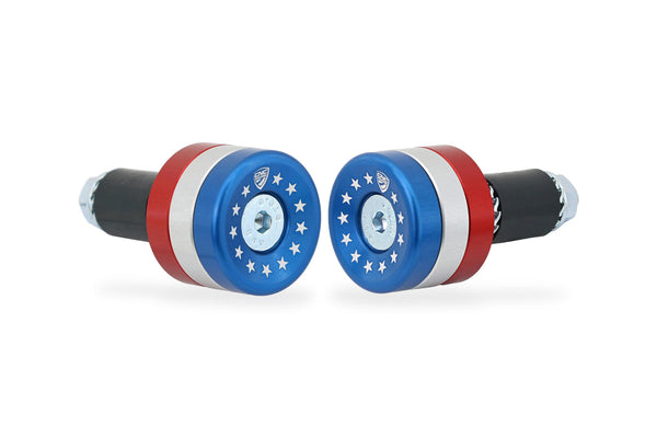 CNC RACING | Handlebar ends Stars and Stripes