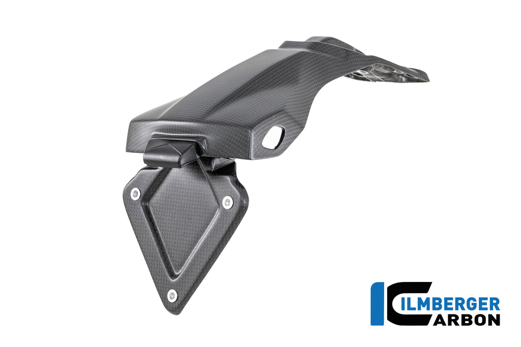 Ilmberger Carbon | License Plate Holder Carbon Matte Panigale V4 2025 — Ducati Panigale V4S from 2025 carbon