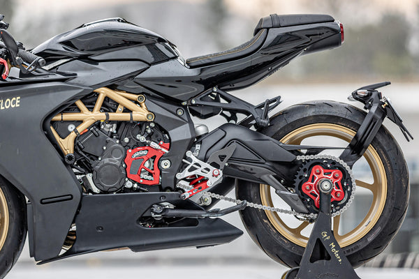 CNC RACING | Rear sprocket flange 5 holes MV Agusta - Bicolor