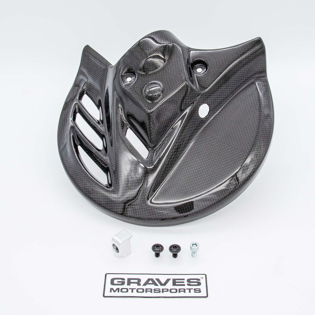 Graves Motorsports Honda CRF450L / RL / X Carbon + Kevlar Front Brake Disc Guard
