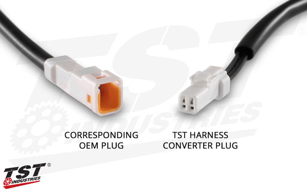 TST Turn Signal Plug Adapter for Suzuki - Type B (2-2)