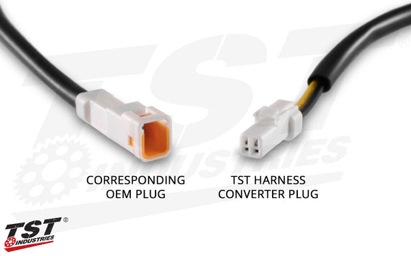TST Turn Signal Plug Adapter for Select Motorcycles - Type A (2-2)