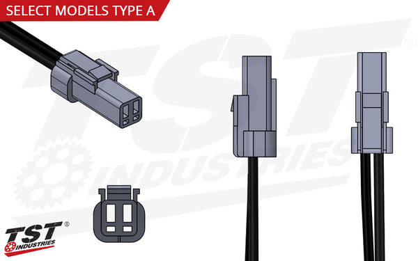TST Turn Signal Plug Adapter for Select Motorcycles - Type A (2-2)