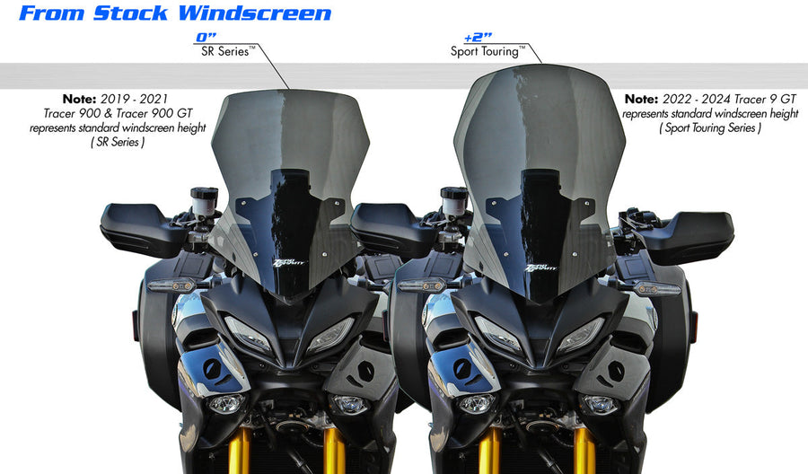 Zero Gravity Racing Yamaha Tracer / 900 / GT / 9 GT 2019-2025 windscreen