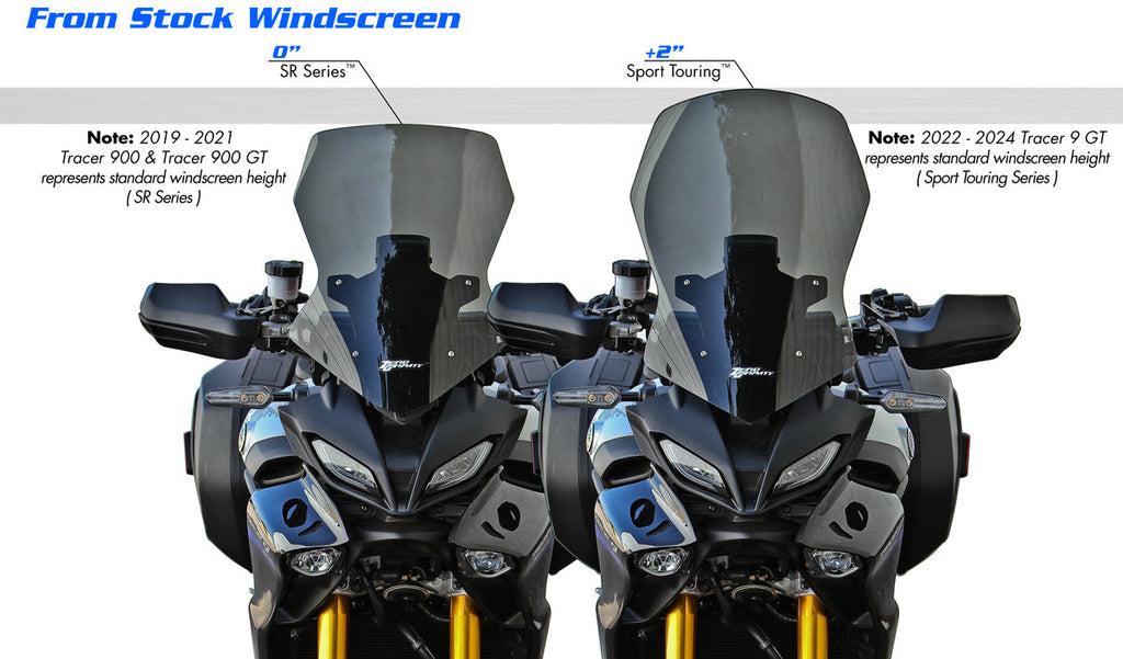 Zero Gravity Racing Yamaha Tracer / 900 / GT / 9 GT 2019-2025 windscreen