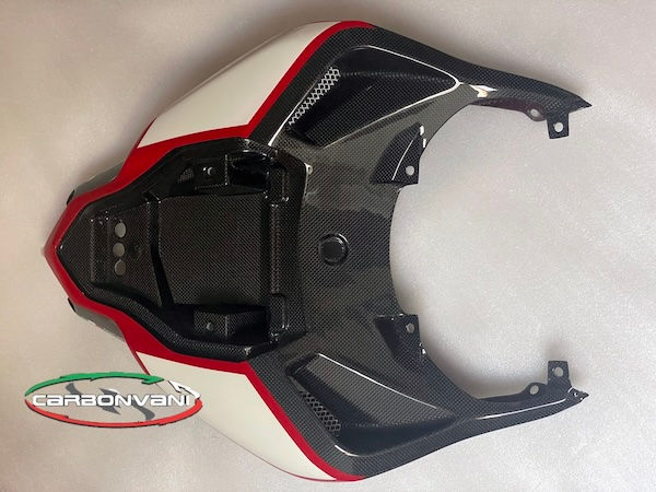 CARBONVANI Ducati 1098 1198 Carbon Fiber Road Tail Section Racing Graphics