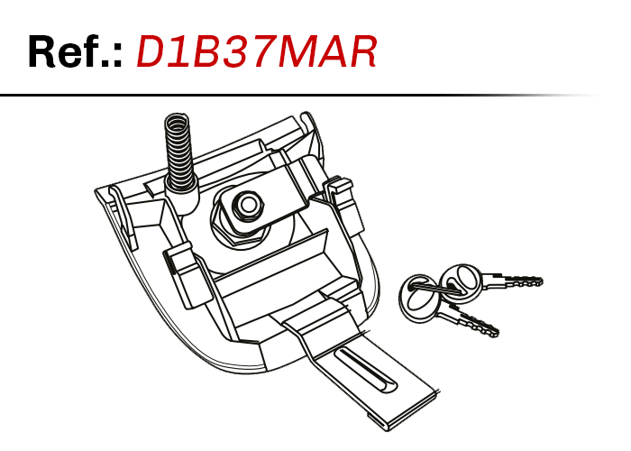 SHAD SH37 Locking Mechanism Replacement – D1B37MAR