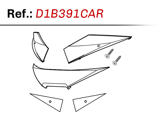 SHAD SH39 Reflector Replacement – D1B391CAR