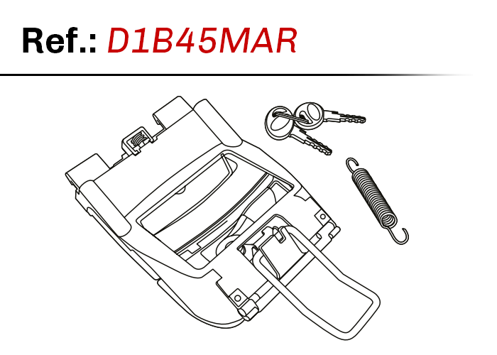 SHAD SH45 Locking Mechanism Replacement – D1B45MAR