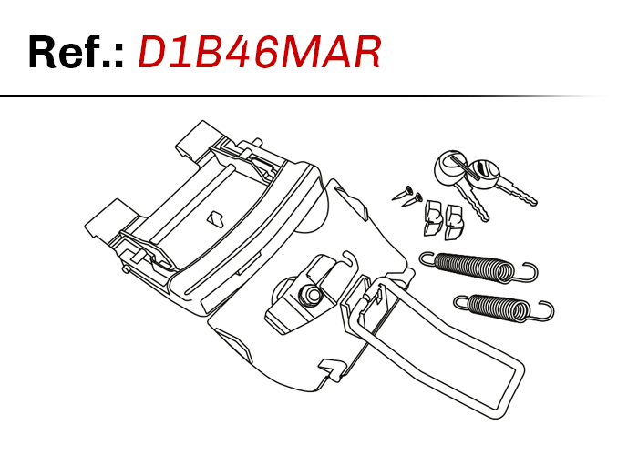 SHAD SH46 LOCKING MECHANISM REPLACEMENT – D1B46MAR