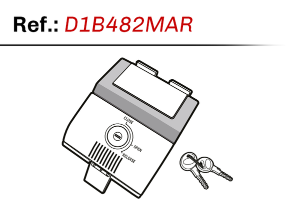 SHAD SH48 Locking Mechanism Replacement – D1B481MAR