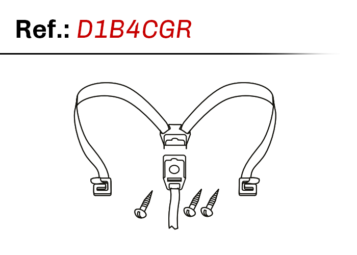 SHAD Flexible Strap – D1B46CGR